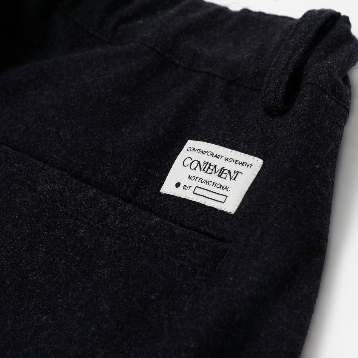 컨티먼트(CONTEMENT) 360° STRETCH WOOLLY PANTS (C/GREY)