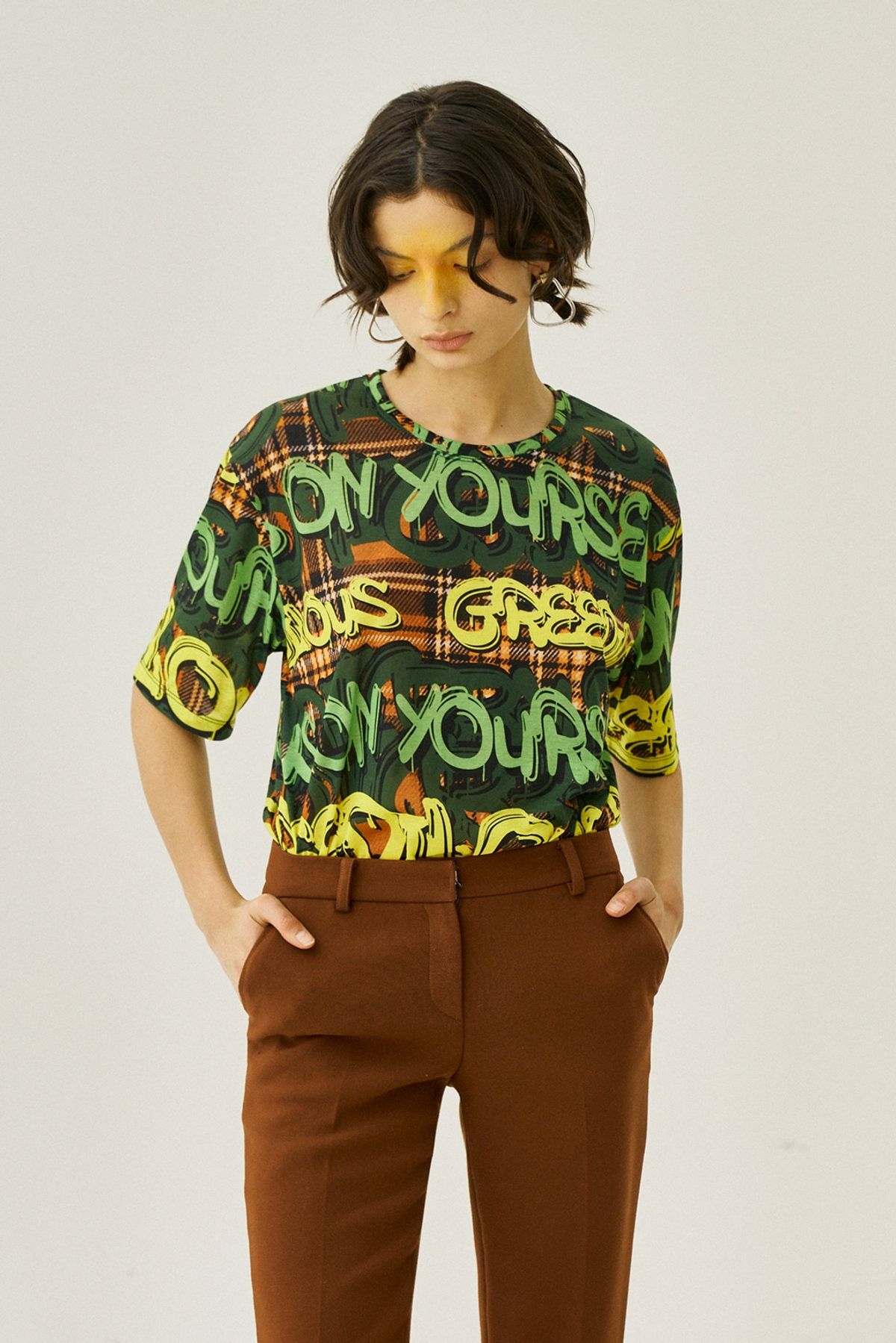 그리디어스(GREEDILOUS) Green Logo Short Sleeve
