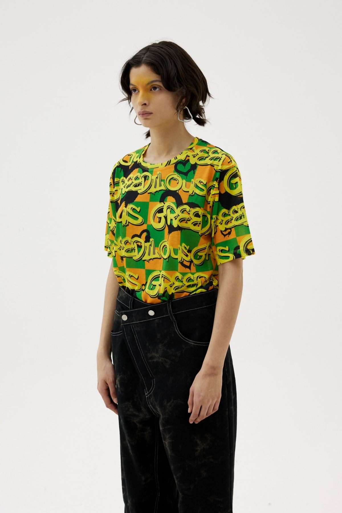그리디어스(GREEDILOUS) Yellow Logo Short Sleeve