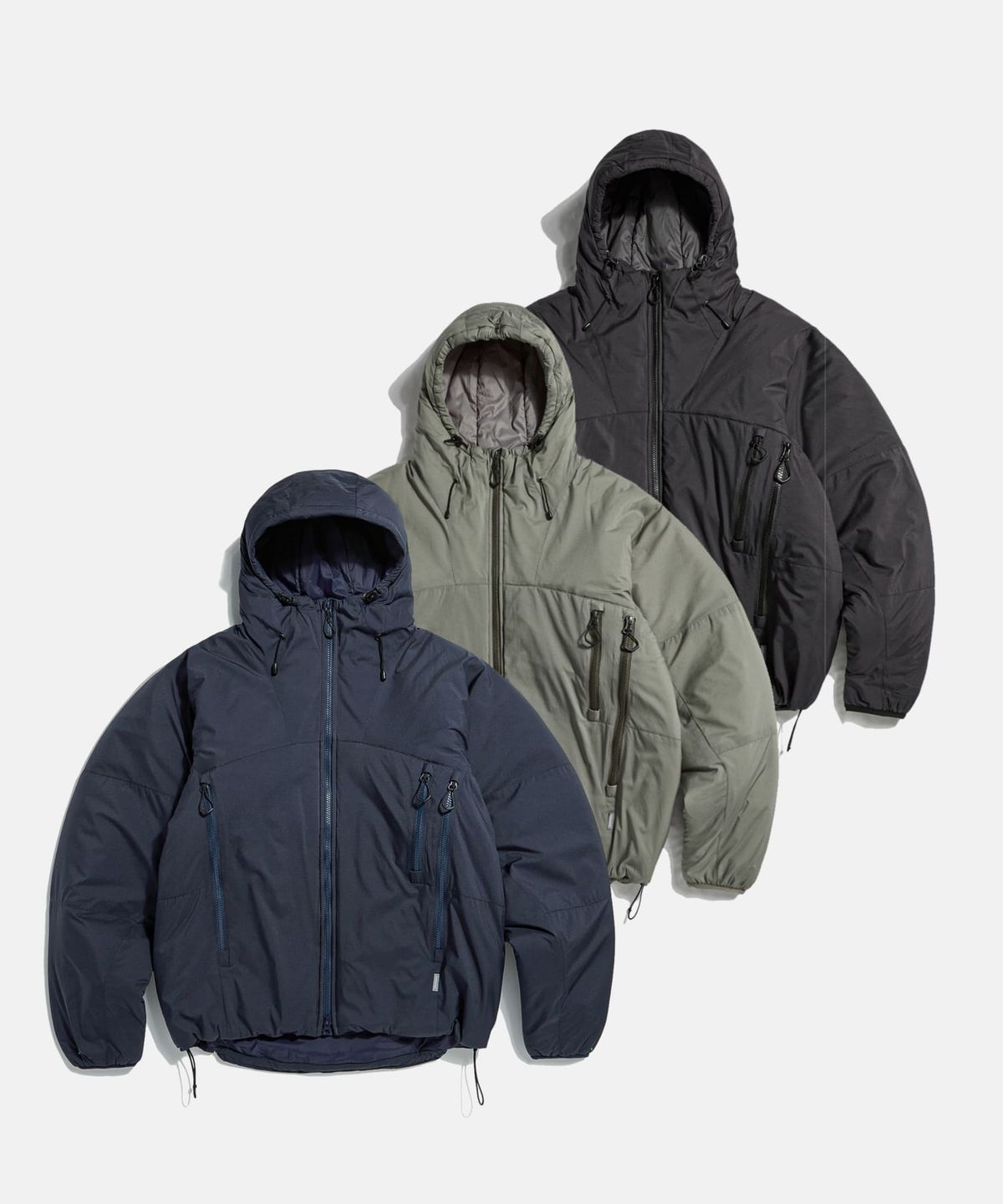 에스피오나지(ESPIONAGE) Insulated Hiking Jacket Black