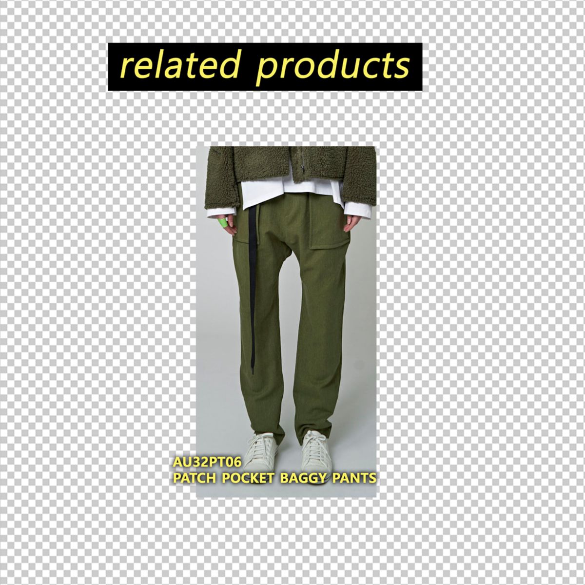 애스플래폼(ATHPLATFORM) AW32JO02 페이크 램스 퍼 재킷_카키
