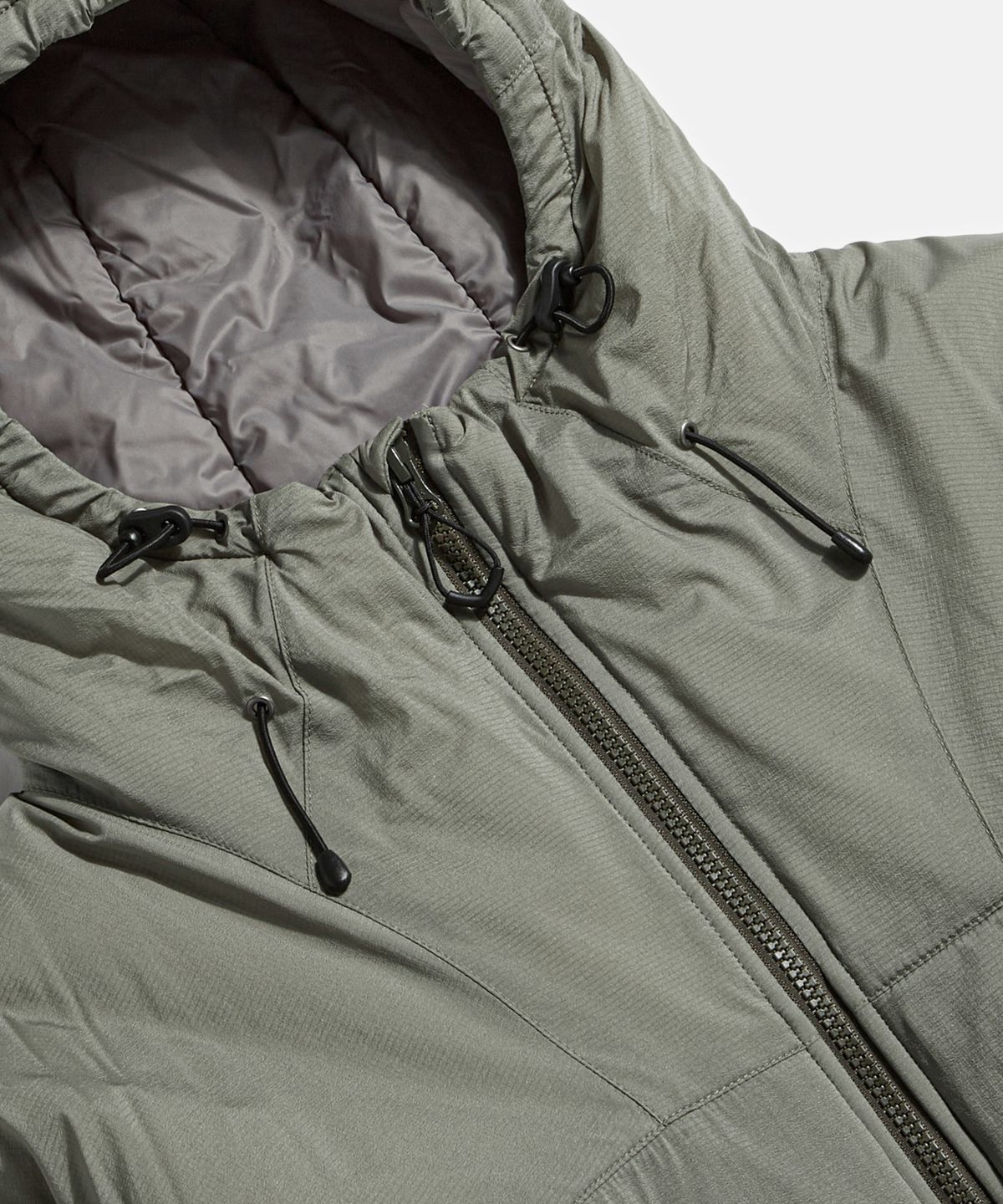 에스피오나지(ESPIONAGE) Insulated Hiking Jacket Grey Olive
