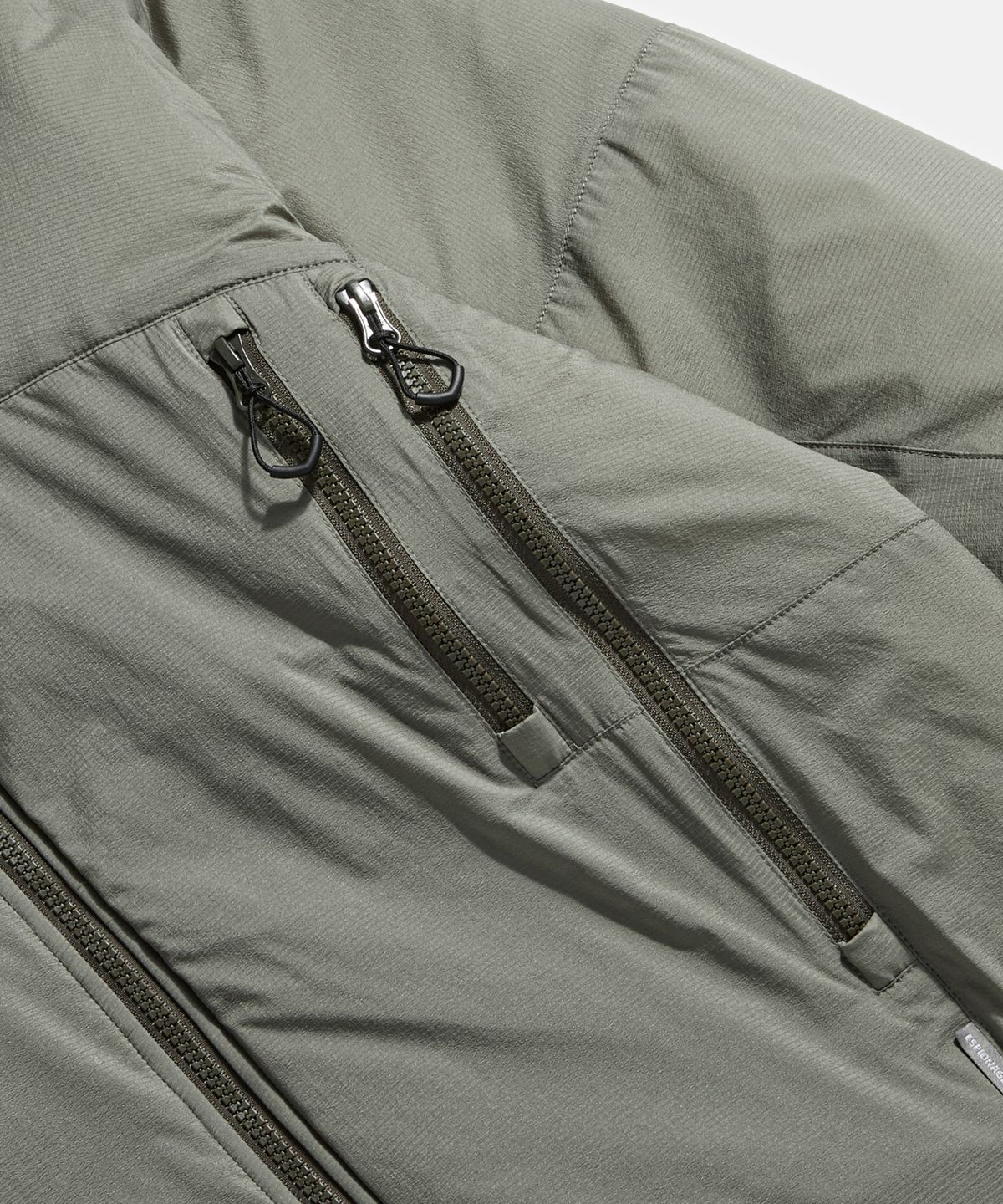 에스피오나지(ESPIONAGE) Insulated Hiking Jacket Grey Olive