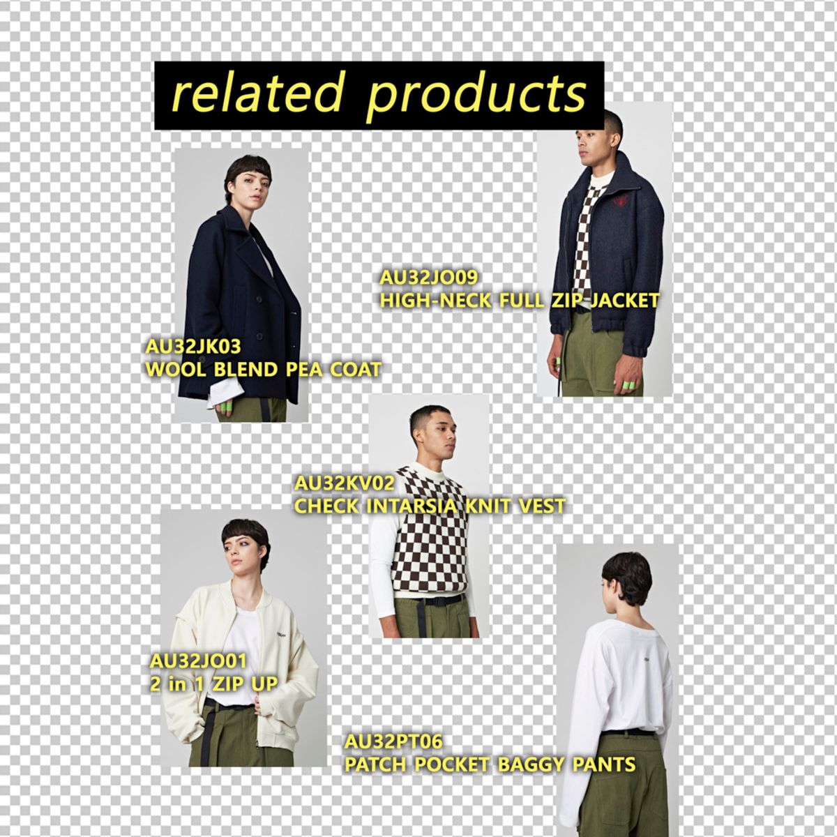 애스플래폼(ATHPLATFORM) AU32PT06 패치포켓 배기팬츠_카키