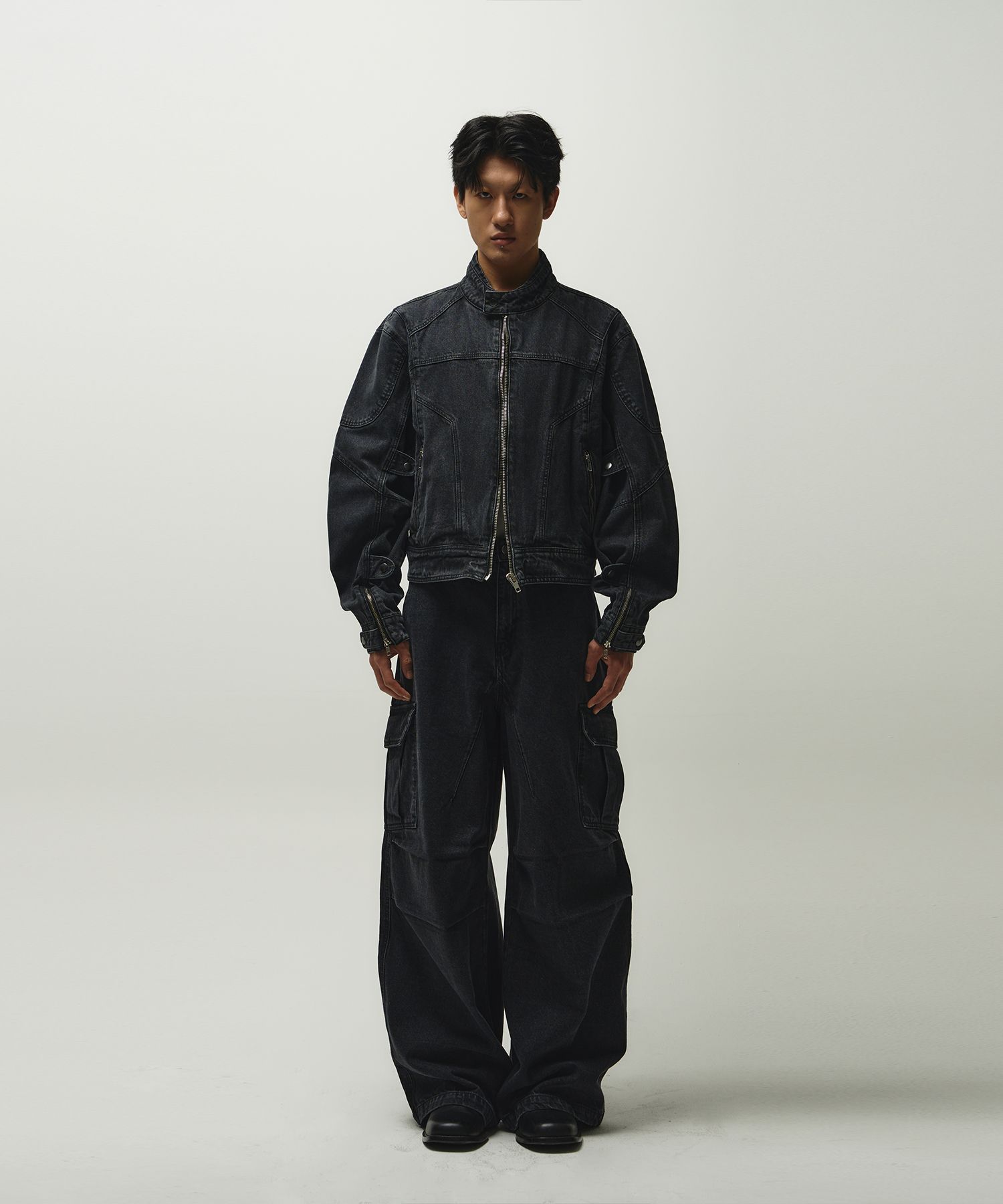 ★MUSINSA STANDARD★ Denim parachute cargo pants medium indi MUSINSA | MUSINSA STANDARD Denim Parachute Cargo Pants