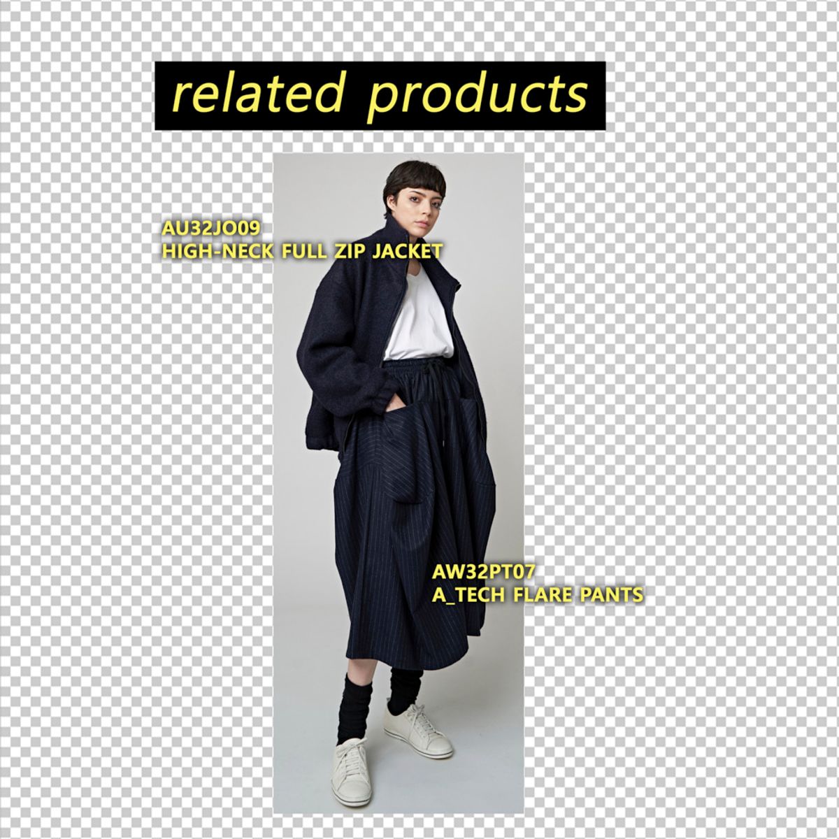 애스플래폼(ATHPLATFORM) AW32AS07 더블리브 니삭스_블랙