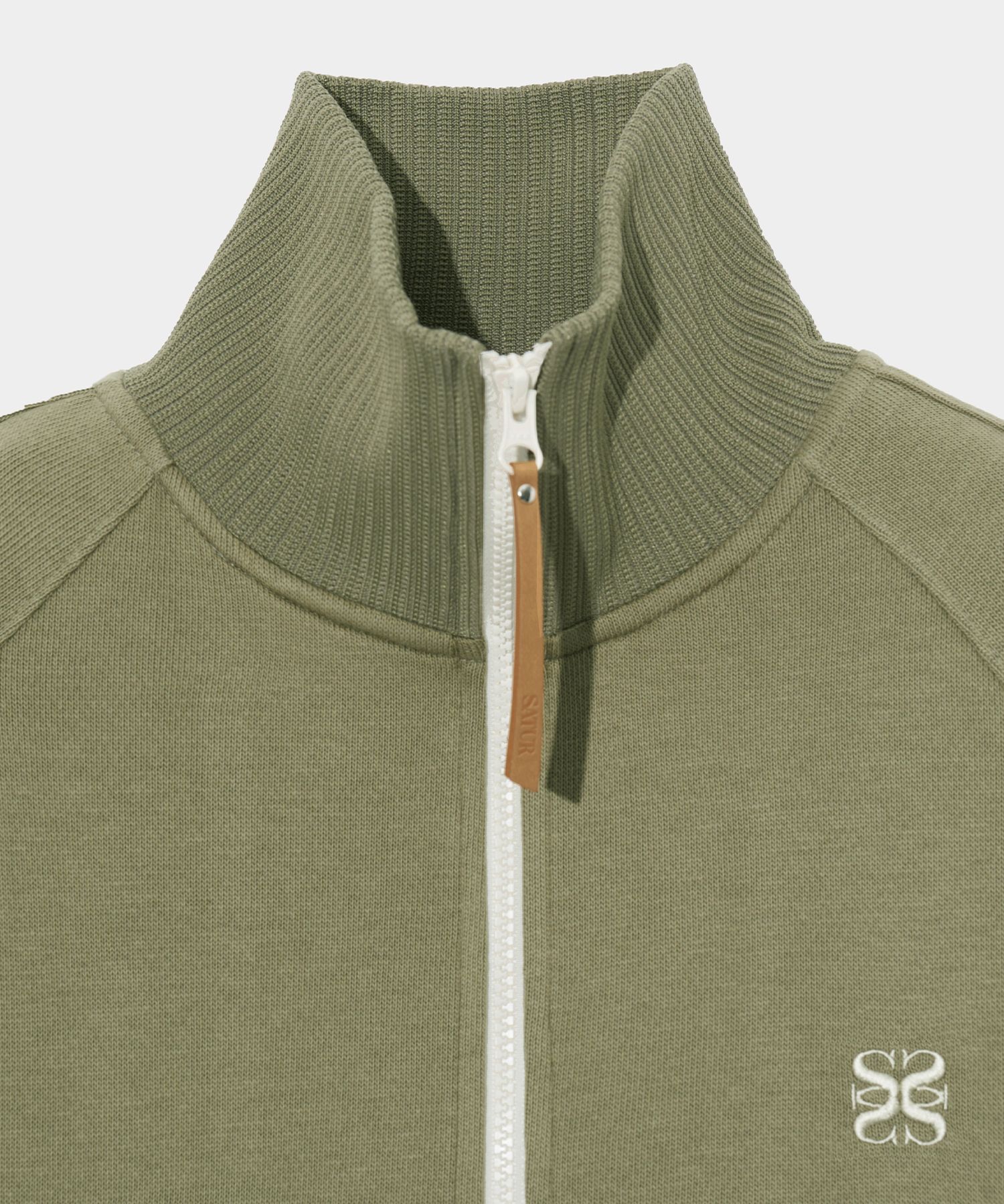 ◆SATUR◆ Lawton All Day Track Zip-Up Jacket Mud Khaki SA23S MUSINSA公式 | SATUR (W) Lawton All Day Track Zip-Up Jacket