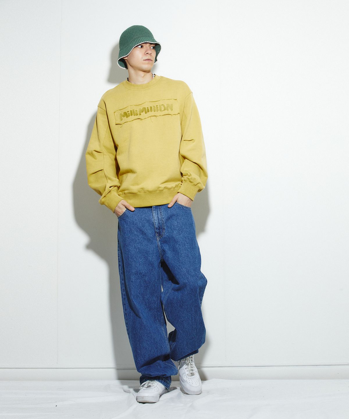 밀리밀리언(MILLIMILLION) COBBLESTONE VINTAGE  MTM T11-YELLOW