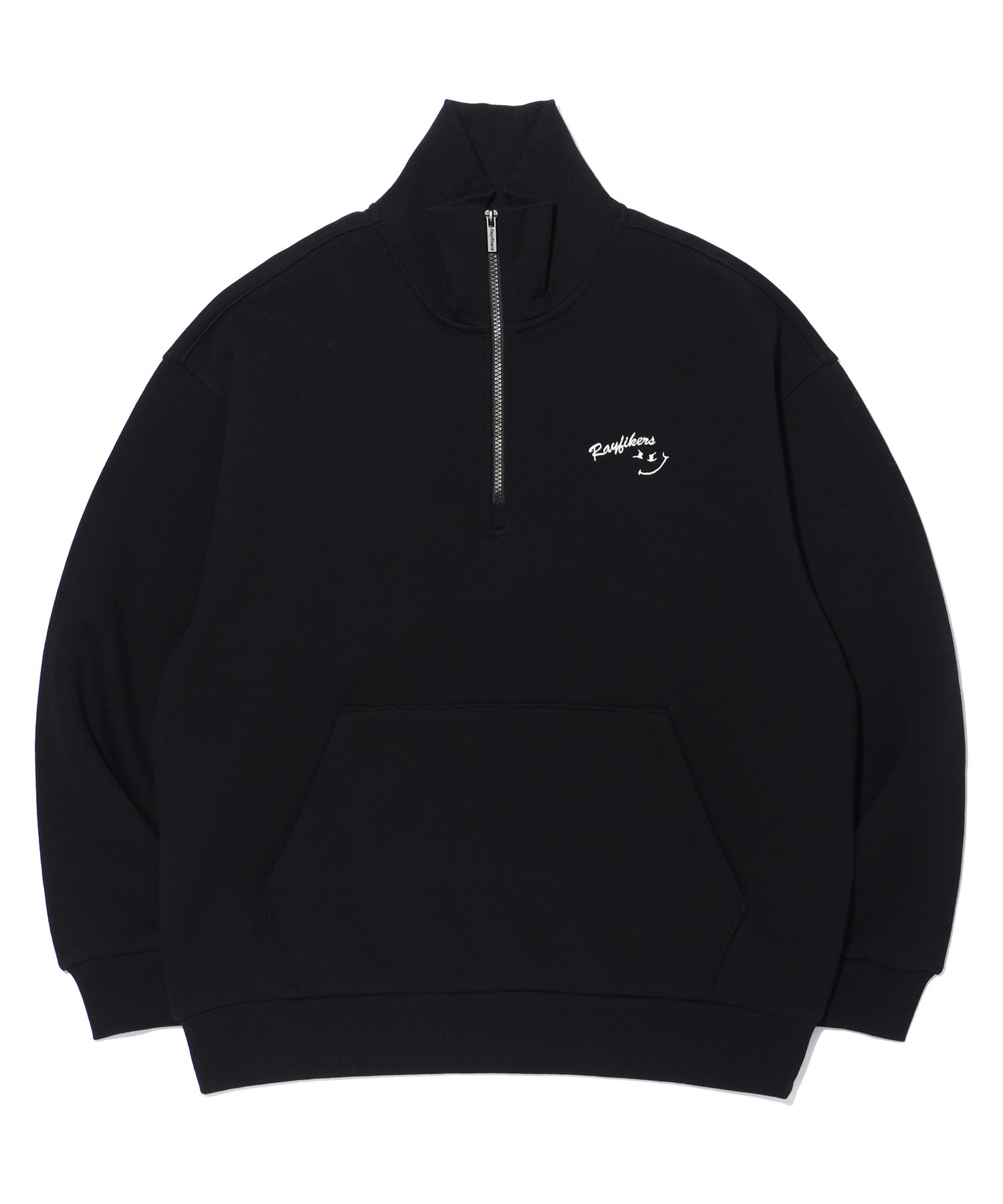 まいまい✴︎ MUSINSA公式 | RAYFIKERS Wicked Smile Brushed Half Zip-up