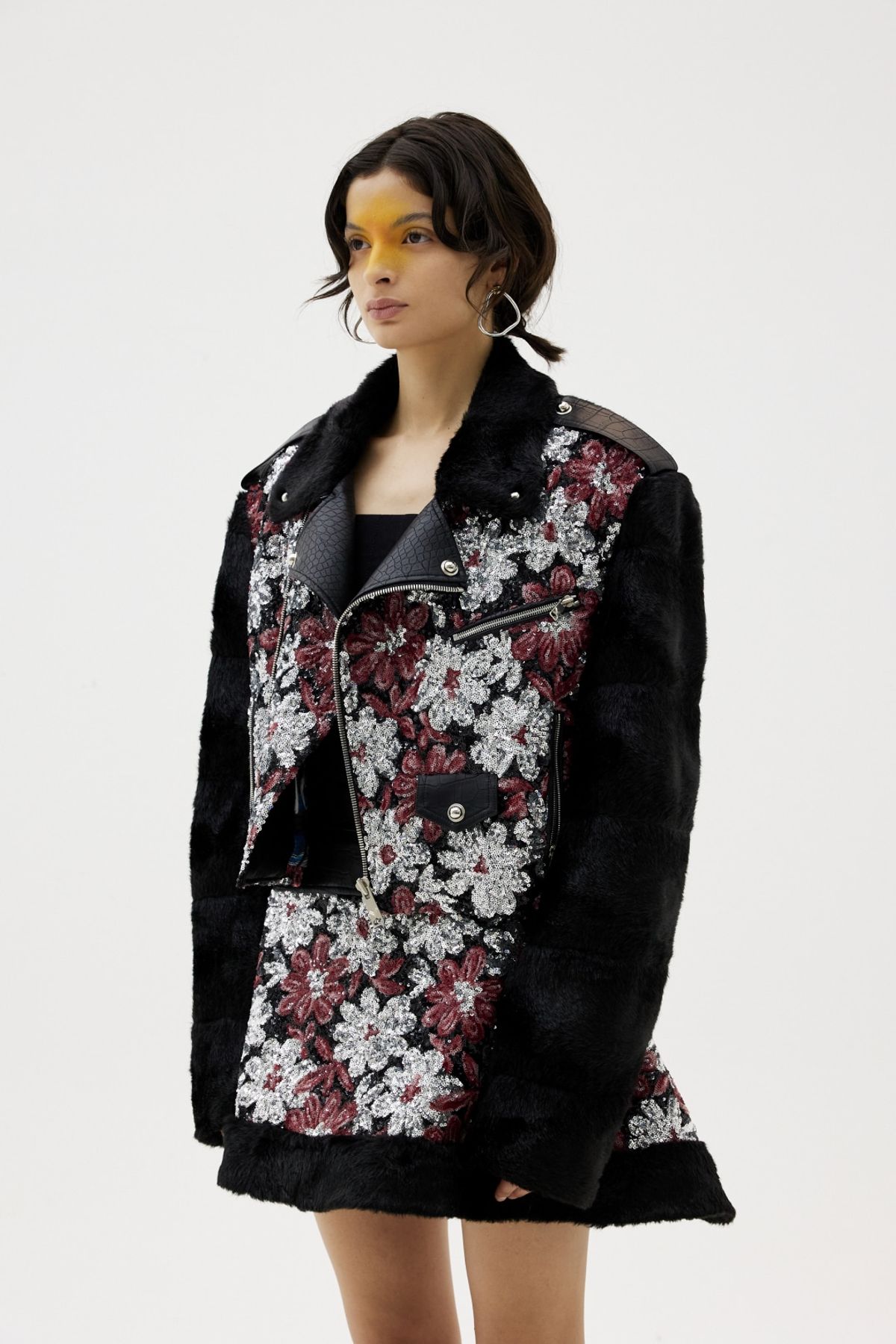 그리디어스(GREEDILOUS) Embroidered Motor-Cycle Jacket