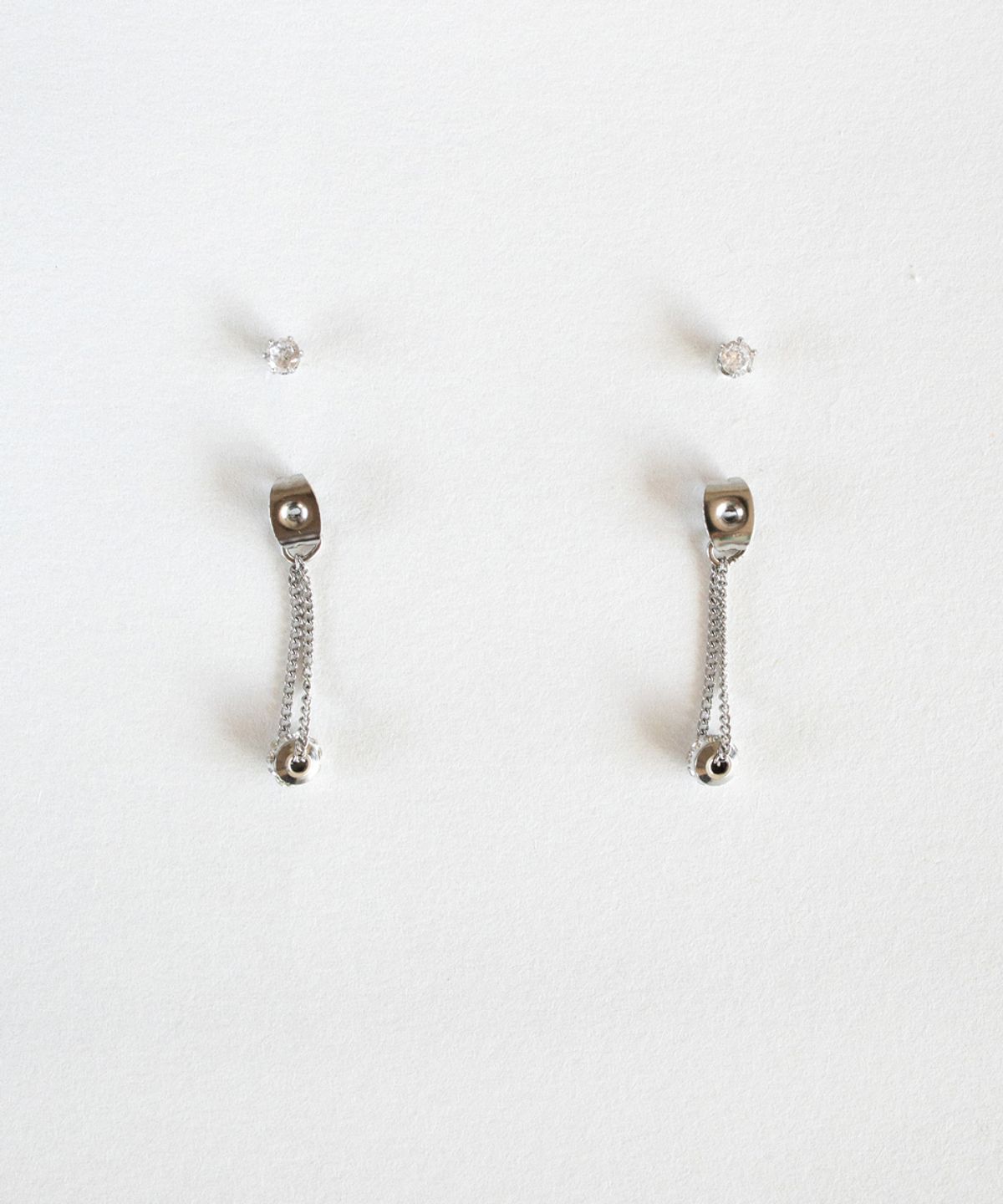 메리모티브(MERRYMOTIVE) Small drop cubic surgical earring