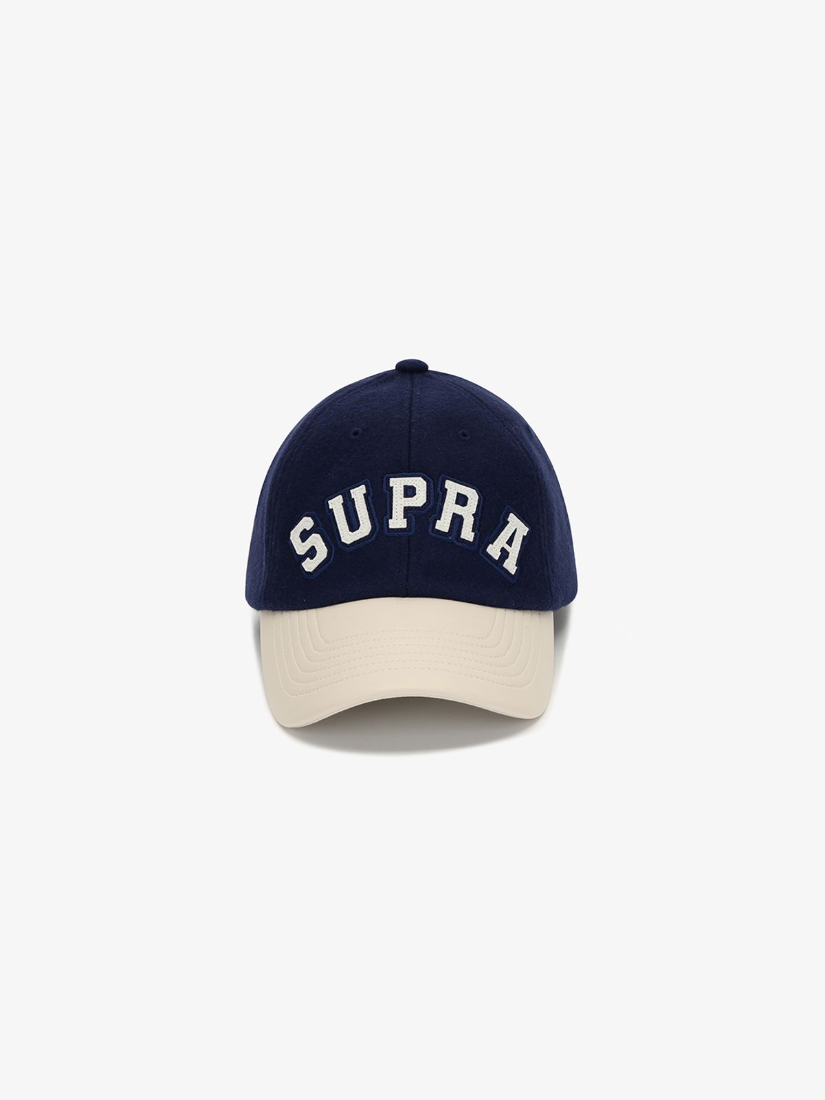 수프라(SUPRA) 바시티 컬러블록 포인트 볼캡(NAVY)