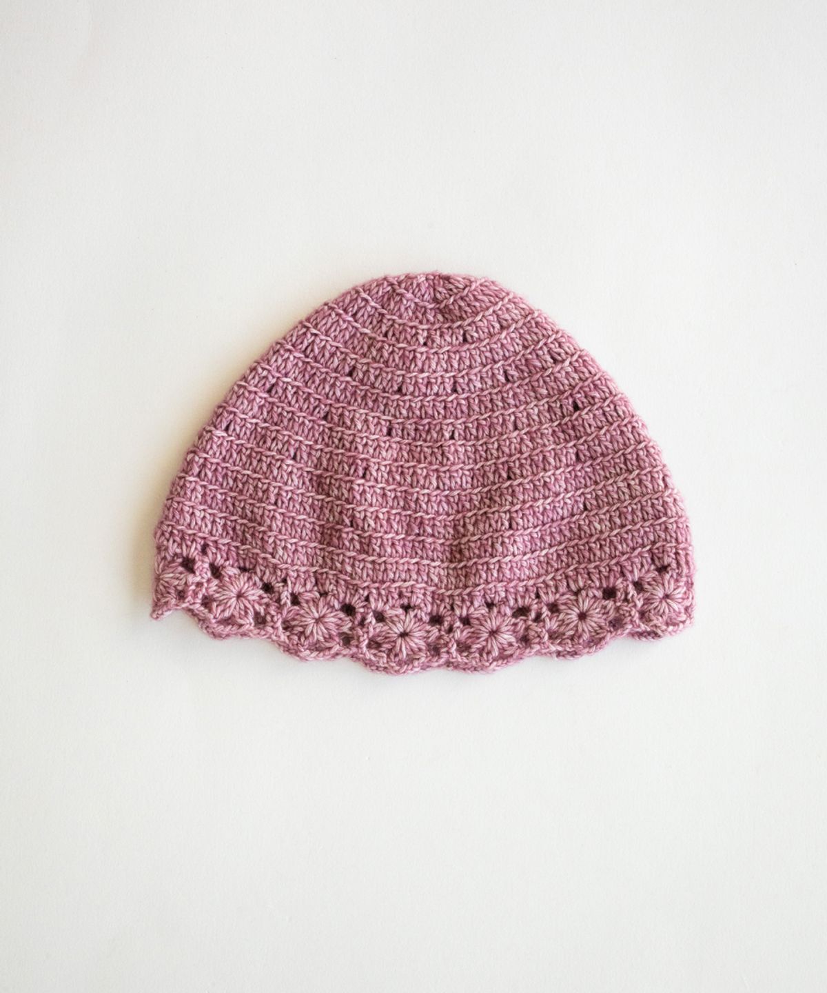 메리모티브(MERRYMOTIVE) Handmade crochet knitted beanie (Melange pink)