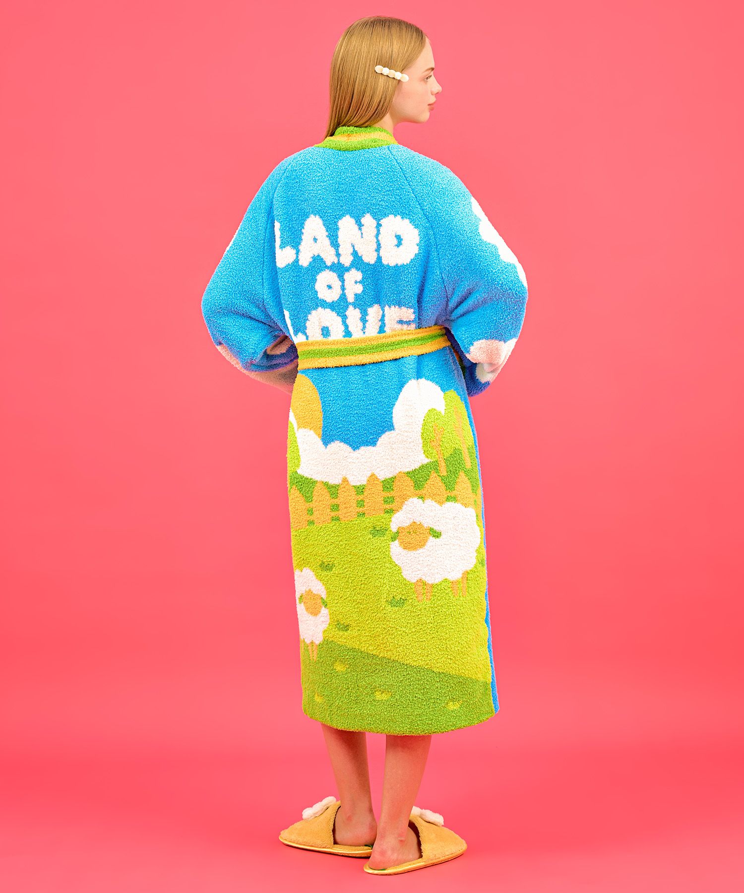 MUSINSA | WIGGLE WIGGLE FASHION Lounge Robe - Land Of Love