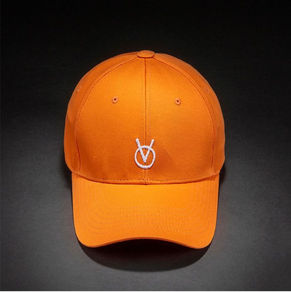 빈스모크(VINSMOKE) OV Small Logo ORANGE 볼캡 HARD FIT