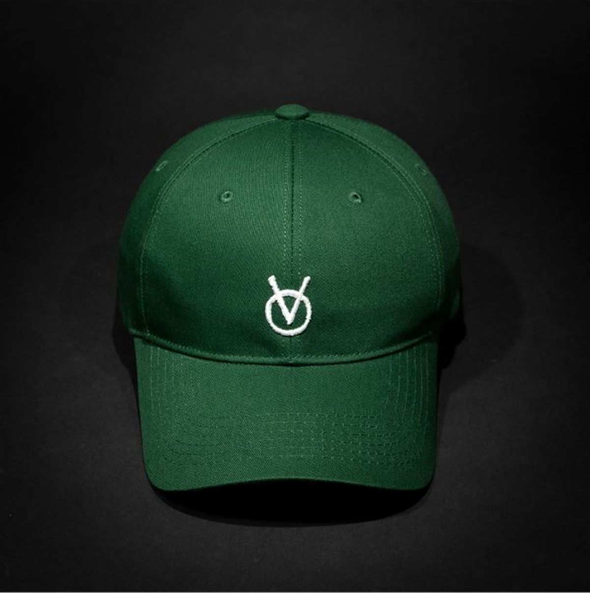 빈스모크(VINSMOKE) OV Small Logo GREEN 볼캡 HARD FIT