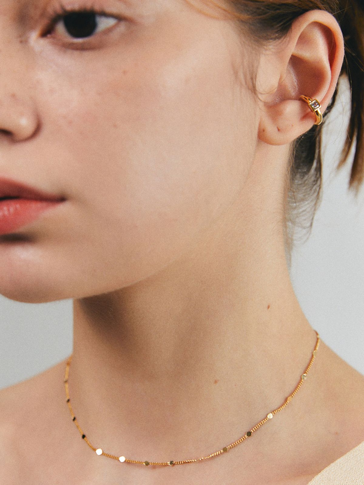 애플파이오더(APPLE PIE ORDER) Gold Layered N. (Dot Chain)