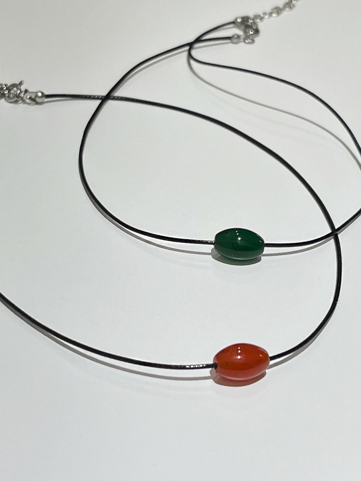애플파이오더(APPLE PIE ORDER) Candy Leather Choker.(2color)