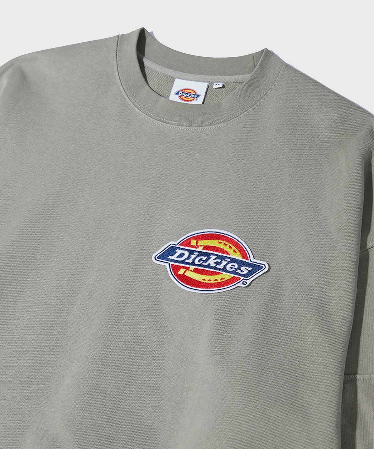 디키즈(DICKIES) 아이코닉 로고 더블 엘보우 스웻셔츠 Grey