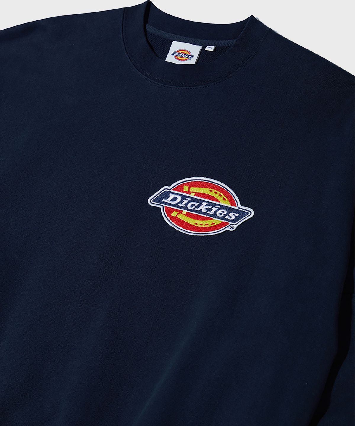 디키즈(DICKIES) 아이코닉 로고 더블 엘보우 스웻셔츠 Navy