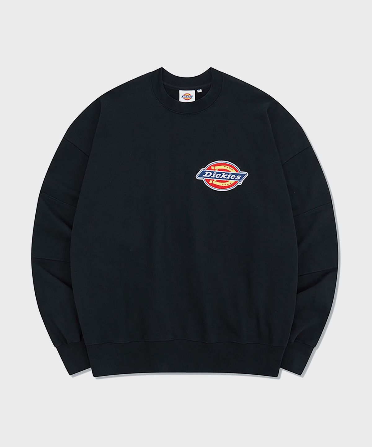 디키즈(DICKIES) 아이코닉 로고 더블 엘보우 스웻셔츠 Black