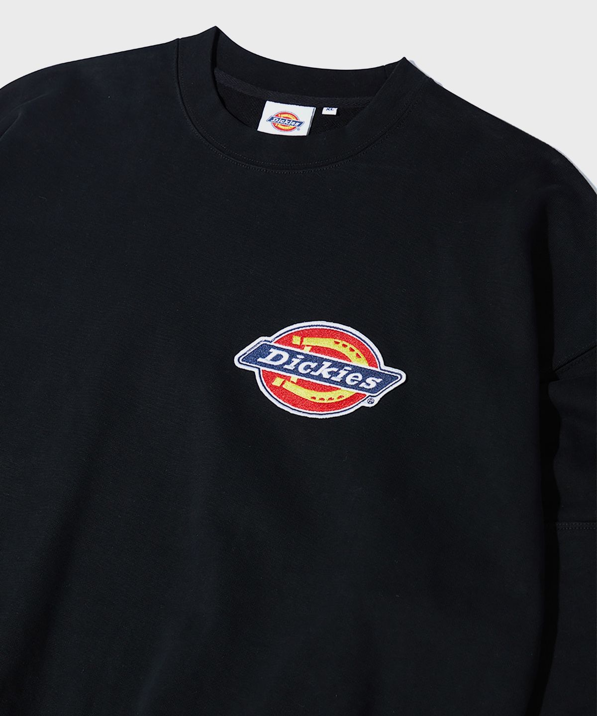 디키즈(DICKIES) 아이코닉 로고 더블 엘보우 스웻셔츠 Black