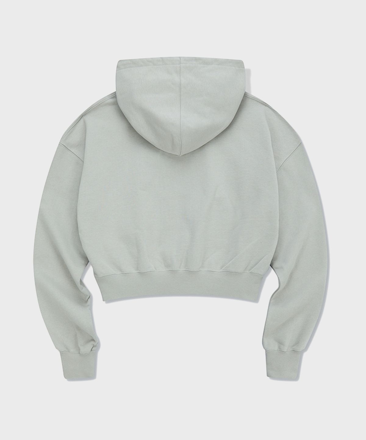 디키즈(DICKIES) 아이코닉 로고 크롭 후드 Light Gray