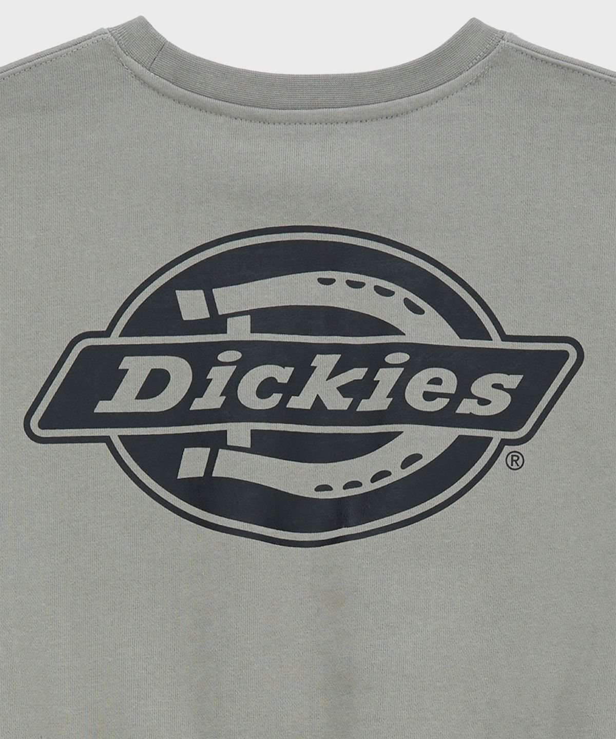 디키즈(DICKIES) 아이코닉 로고 크롭 스웨트셔츠 Gray