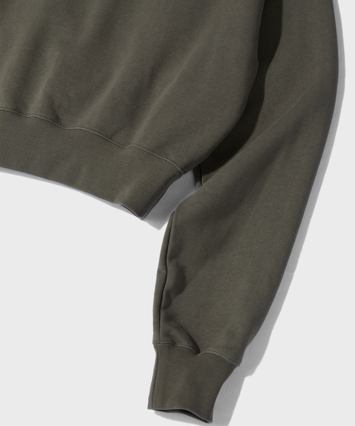 디키즈(DICKIES) 아이코닉 로고 크롭 스웨트셔츠 Charcoal