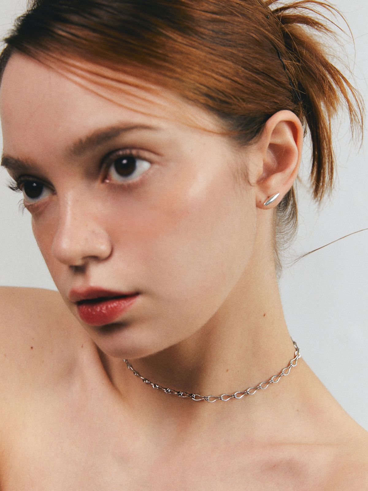 애플파이오더(APPLE PIE ORDER) Leaves Chain Choker.