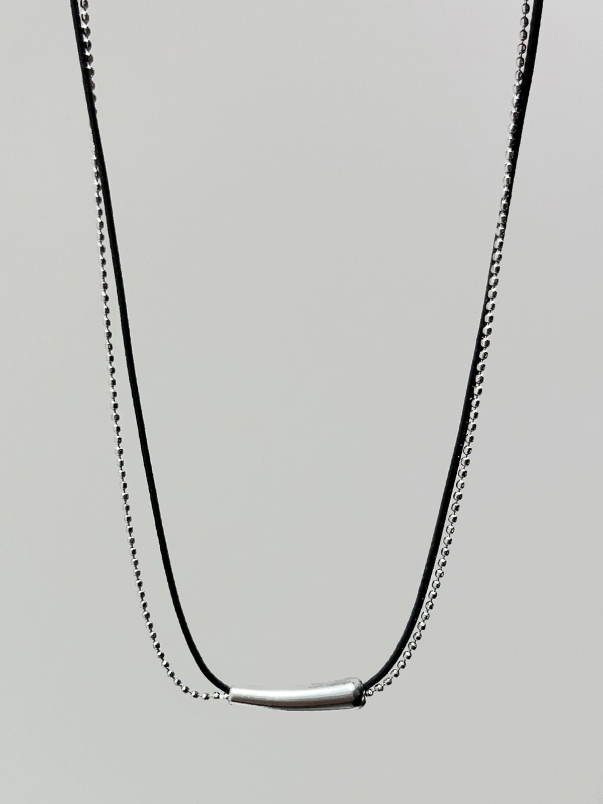 애플파이오더(APPLE PIE ORDER) Ball Chain Leather Choker.