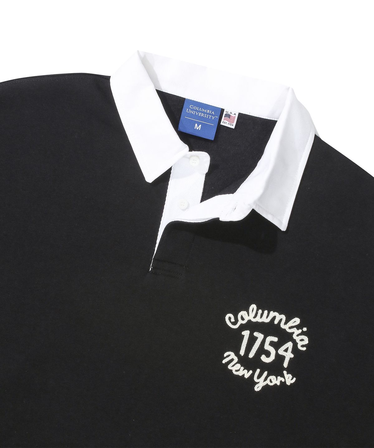 컬럼비아 유니버시티(COLUMBIA UNIVERSITY) 1754 CLASSIC LOGO POCKET RUGBY SWEATSHIRTS 블랙