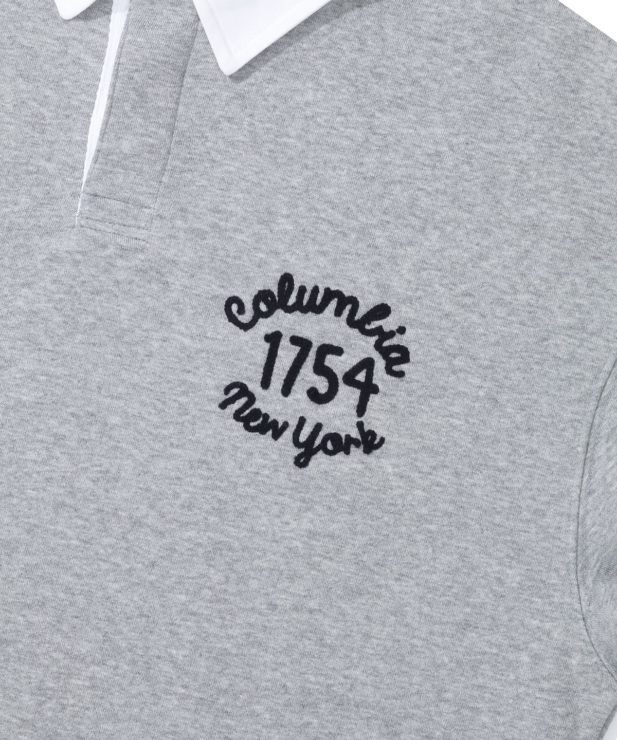 컬럼비아 유니버시티(COLUMBIA UNIVERSITY) 1754 CLASSIC LOGO POCKET RUGBY SWEATSHIRTS M그레이