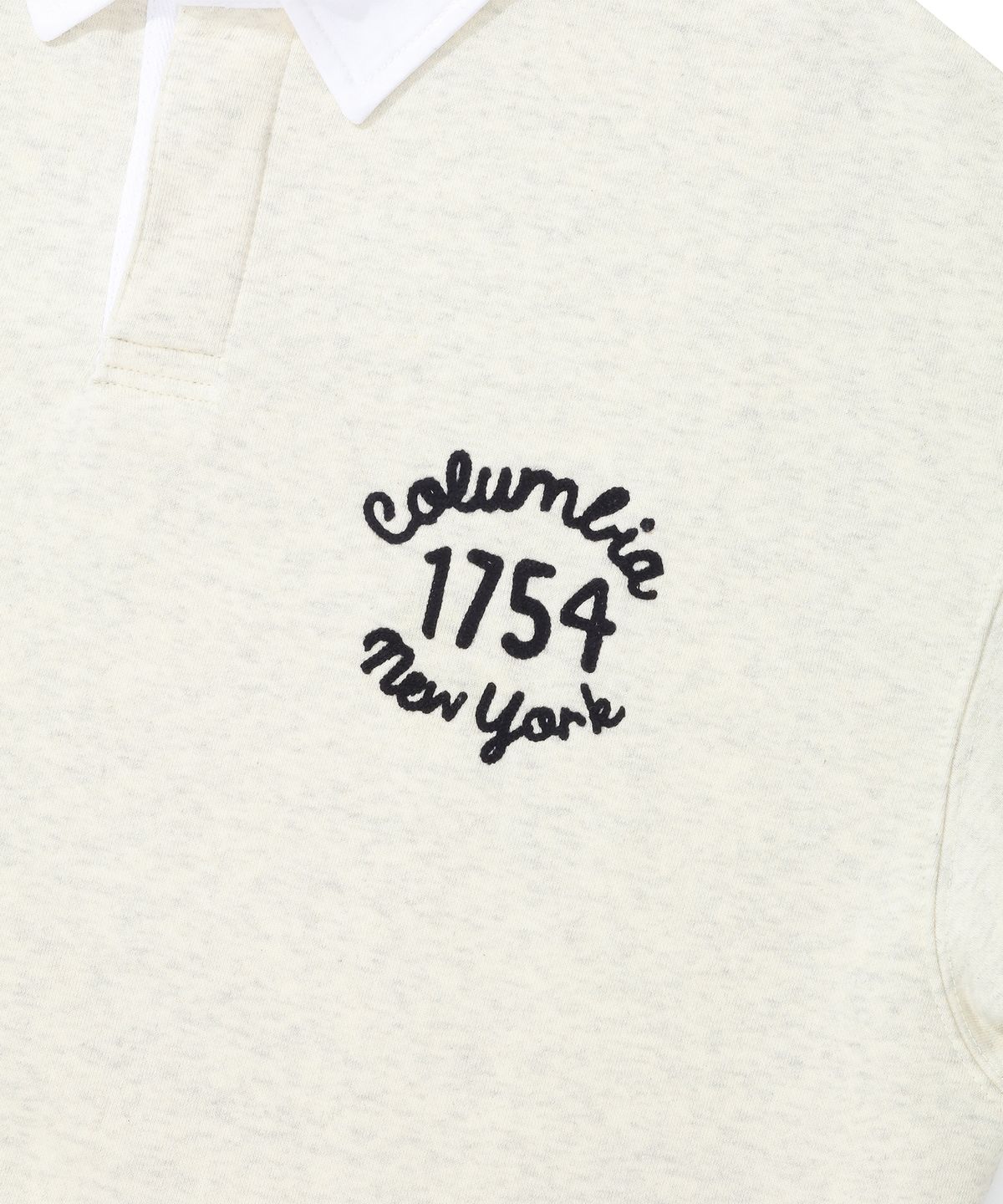 컬럼비아 유니버시티(COLUMBIA UNIVERSITY) 1754 CLASSIC LOGO POCKET RUGBY SWEATSHIRTS 오트밀