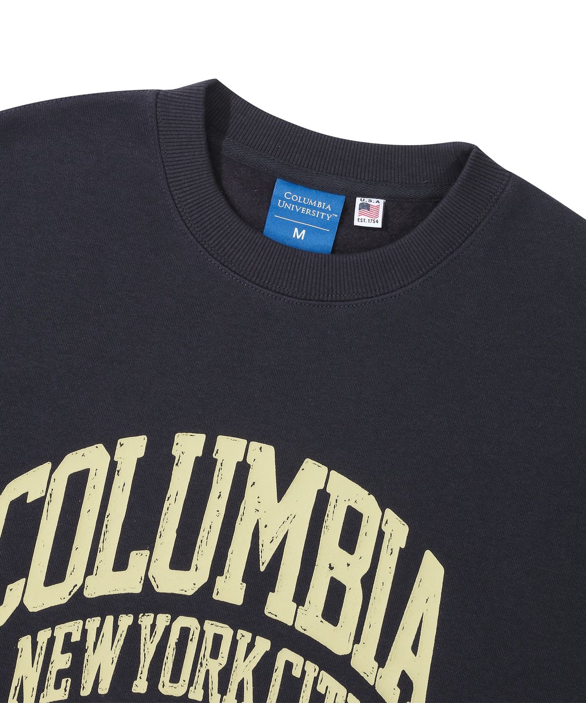 컬럼비아 유니버시티(COLUMBIA UNIVERSITY) NY10027 PAINTING LOGO FLEECE SWEATSHIRTS 크라운네이비