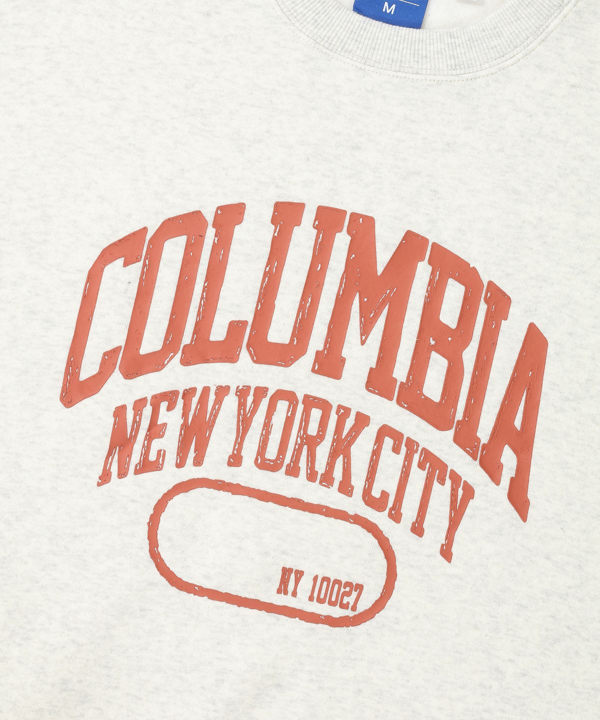 컬럼비아 유니버시티(COLUMBIA UNIVERSITY) NY10027 PAINTING LOGO FLEECE SWEATSHIRTS 오트밀