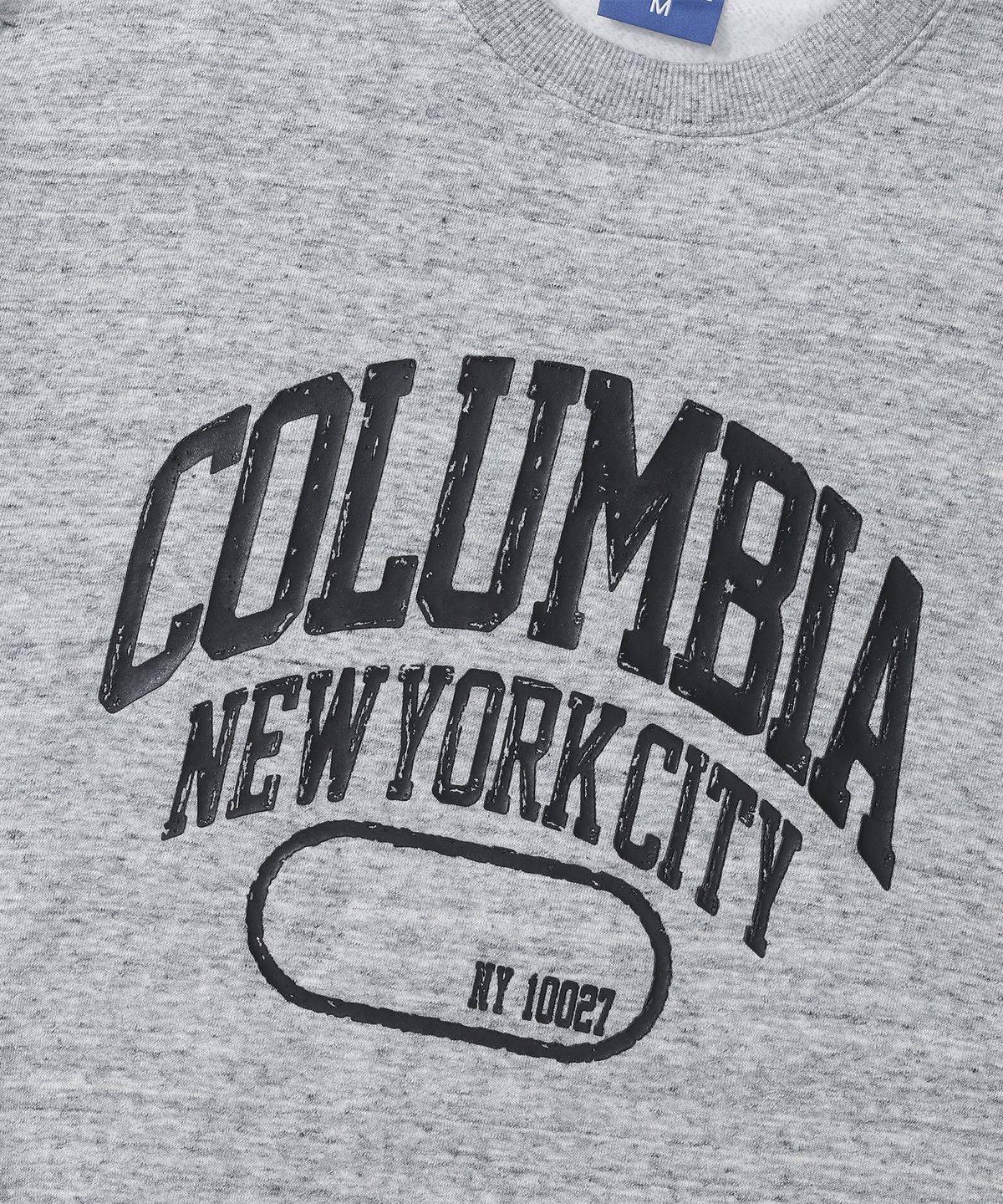컬럼비아 유니버시티(COLUMBIA UNIVERSITY) NY10027 PAINTING LOGO FLEECE SWEATSHIRTS 빈티지M그레이