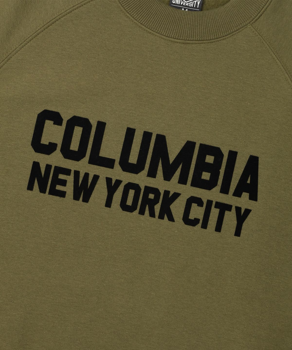 컬럼비아 유니버시티(COLUMBIA UNIVERSITY) NY BLACKSERIES OVER-FIT FLEECE SWEATSHIRTS 카키브라운