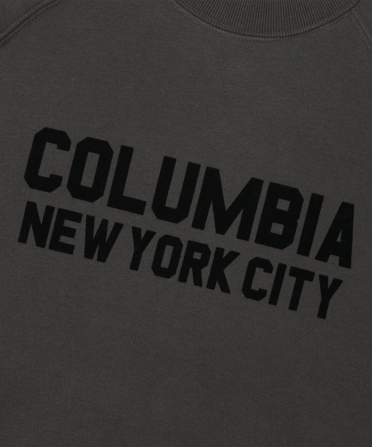 컬럼비아 유니버시티(COLUMBIA UNIVERSITY) NY BLACKSERIES OVER-FIT FLEECE SWEATSHIRTS 슬레이트블랙