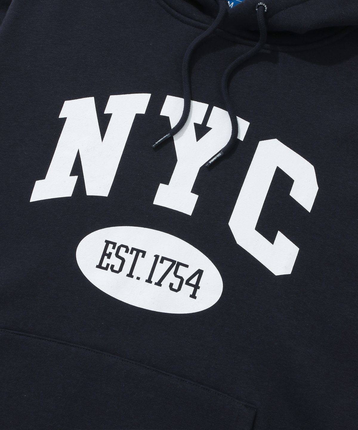 컬럼비아 유니버시티(COLUMBIA UNIVERSITY) NYC ARCH LOGO FLEECE HOODIE 크라운네이비