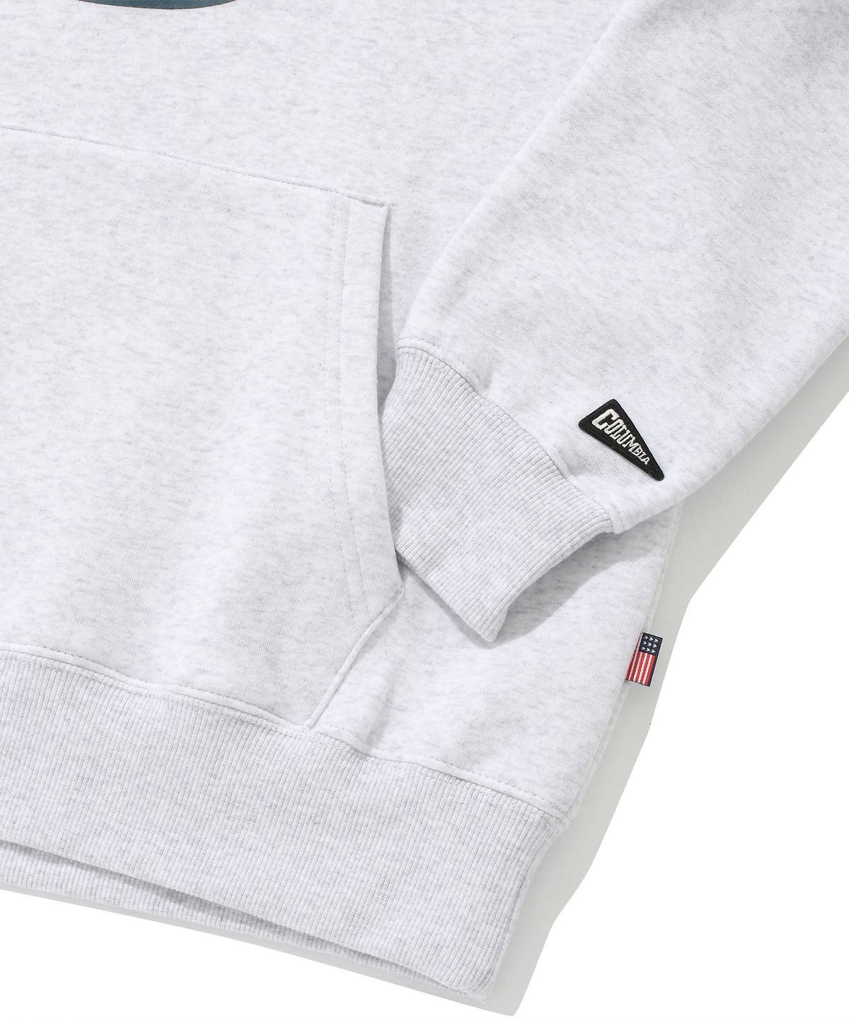 컬럼비아 유니버시티(COLUMBIA UNIVERSITY) NYC ARCH LOGO FLEECE HOODIE 라이트M그레이