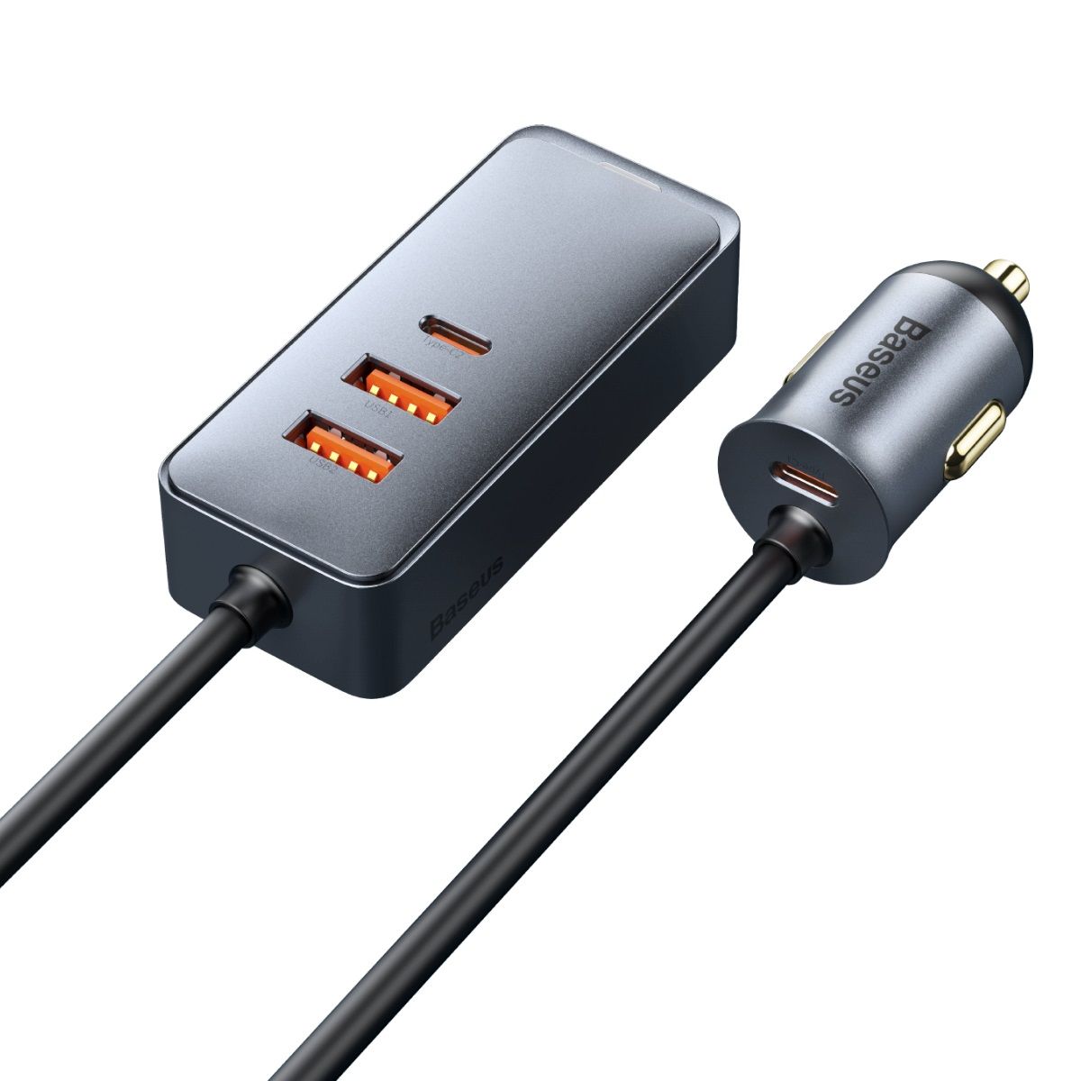 베이스어스(BASEUS) 쉐어투게더 멀티 포트 120W 초고속 차량용충전기