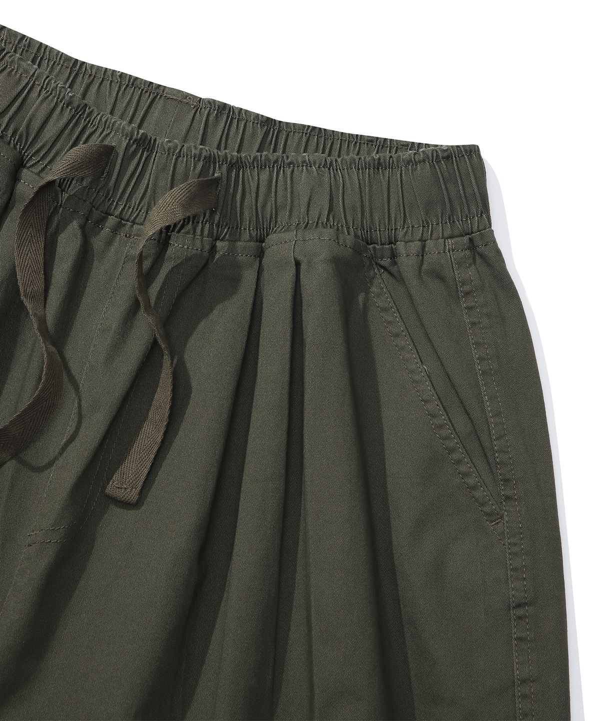 컬럼비아 유니버시티(COLUMBIA UNIVERSITY) M-LABEL CUTLINE CP BALLOON-FIT PANTS 다크카키