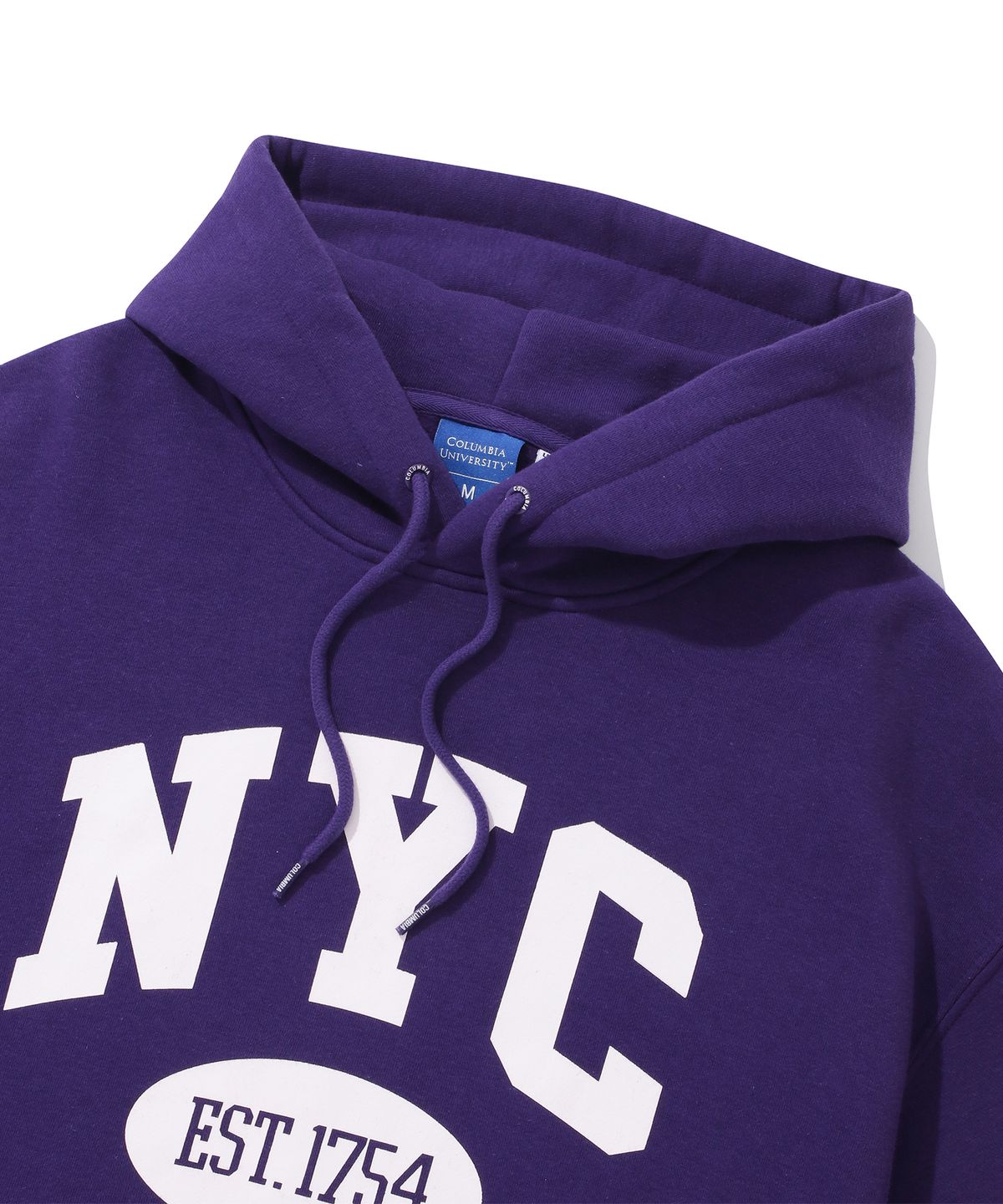 컬럼비아 유니버시티(COLUMBIA UNIVERSITY) NYC ARCH LOGO FLEECE HOODIE 빈티지퍼플