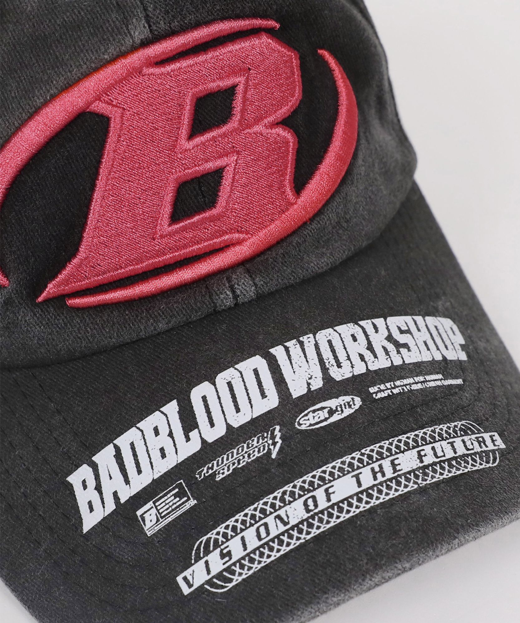 Badblood F1 Old Effect Ball Cap Black – BBGSHOPHK