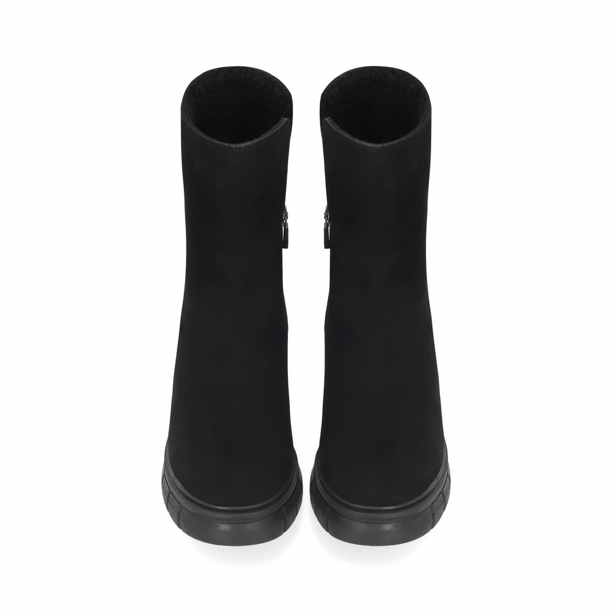 엘칸토(ELCANTO) 인텐스 여성 스웨이드 캐주얼 몰드 앵클 부츠 7cm LCWA30I34V
