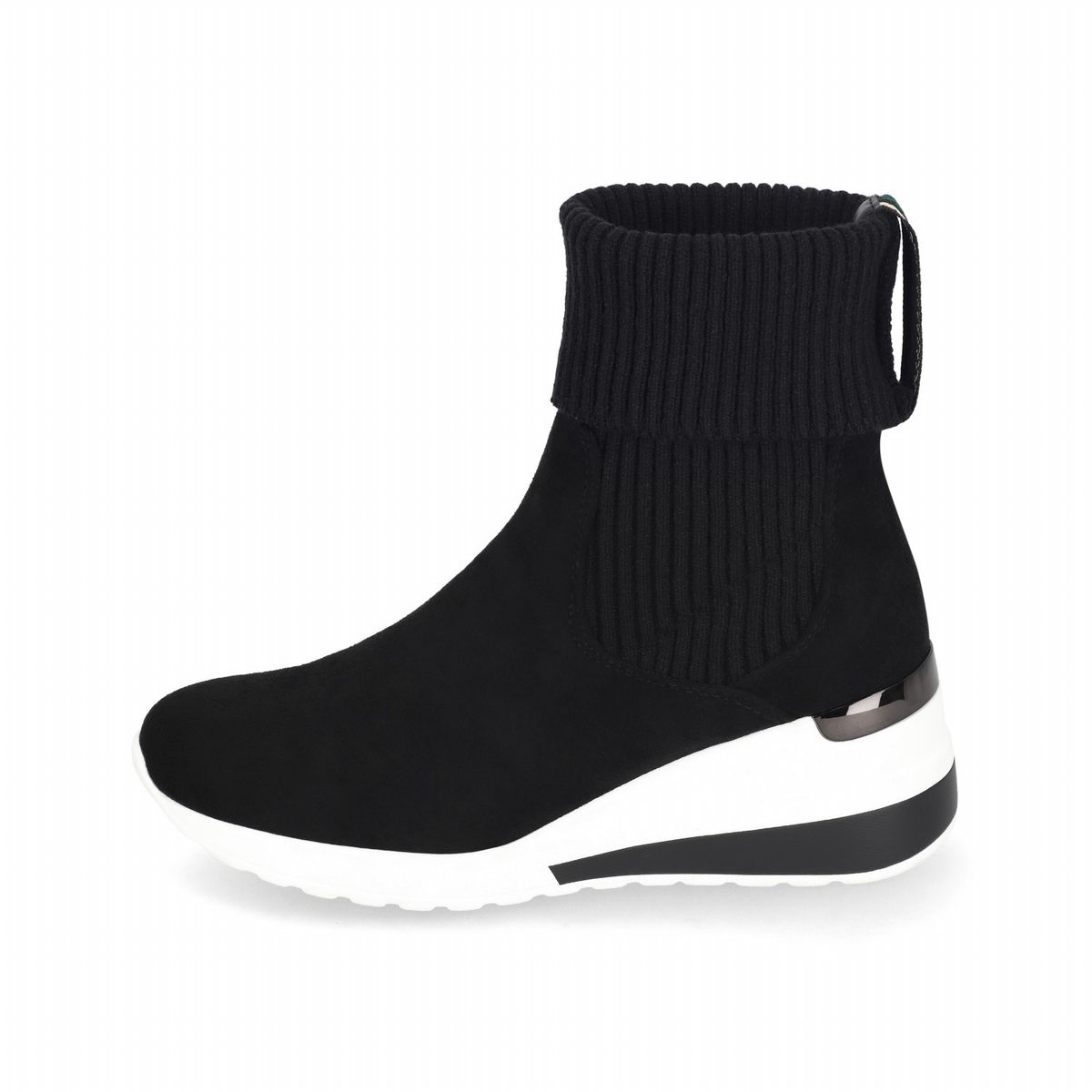 엘칸토(ELCANTO) 마쯔 여성 니트 캐주얼 키높이 부츠 6.5cm LCWA40M34V