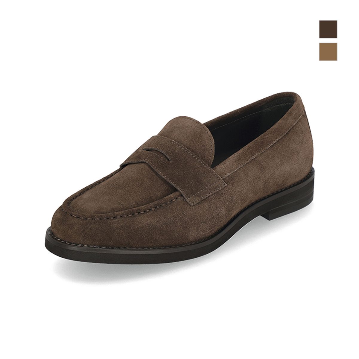 엘칸토(ELCANTO) 인텐스 남성 스웨이드 페니 로퍼 2.5cm LCMD68I34V