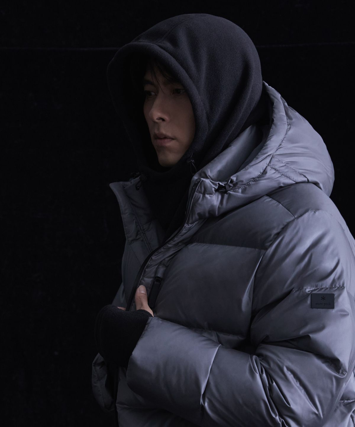 스노우피크 어패럴(SNOWPEAK APPAREL) 폴라텍 토시 장갑 Black (S23WUTGL62)