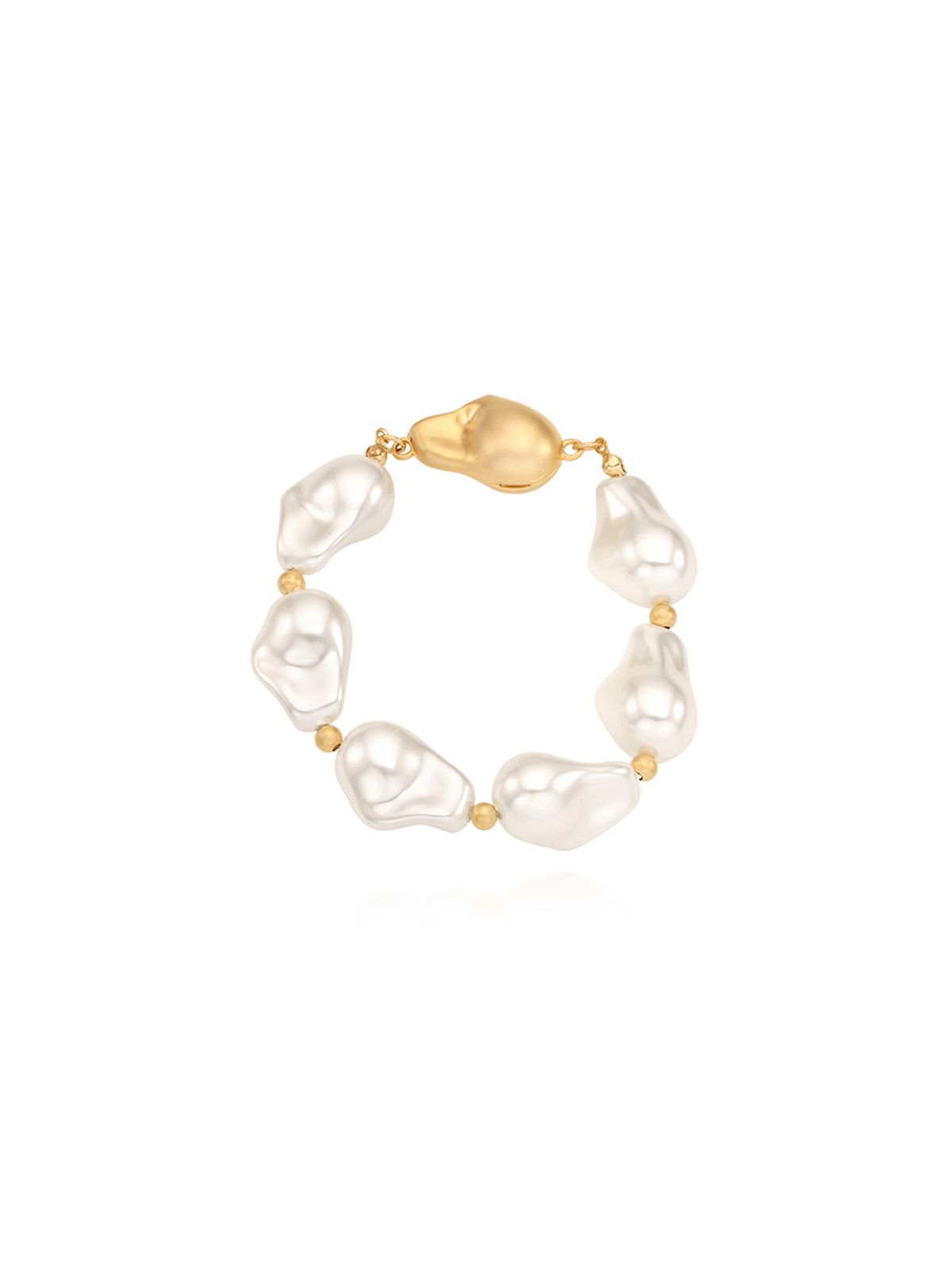 빈티지헐리우드(VINTAGE HOLLYWOOD) Baroque Pearl Matte Bracelet_VH239OBR003B